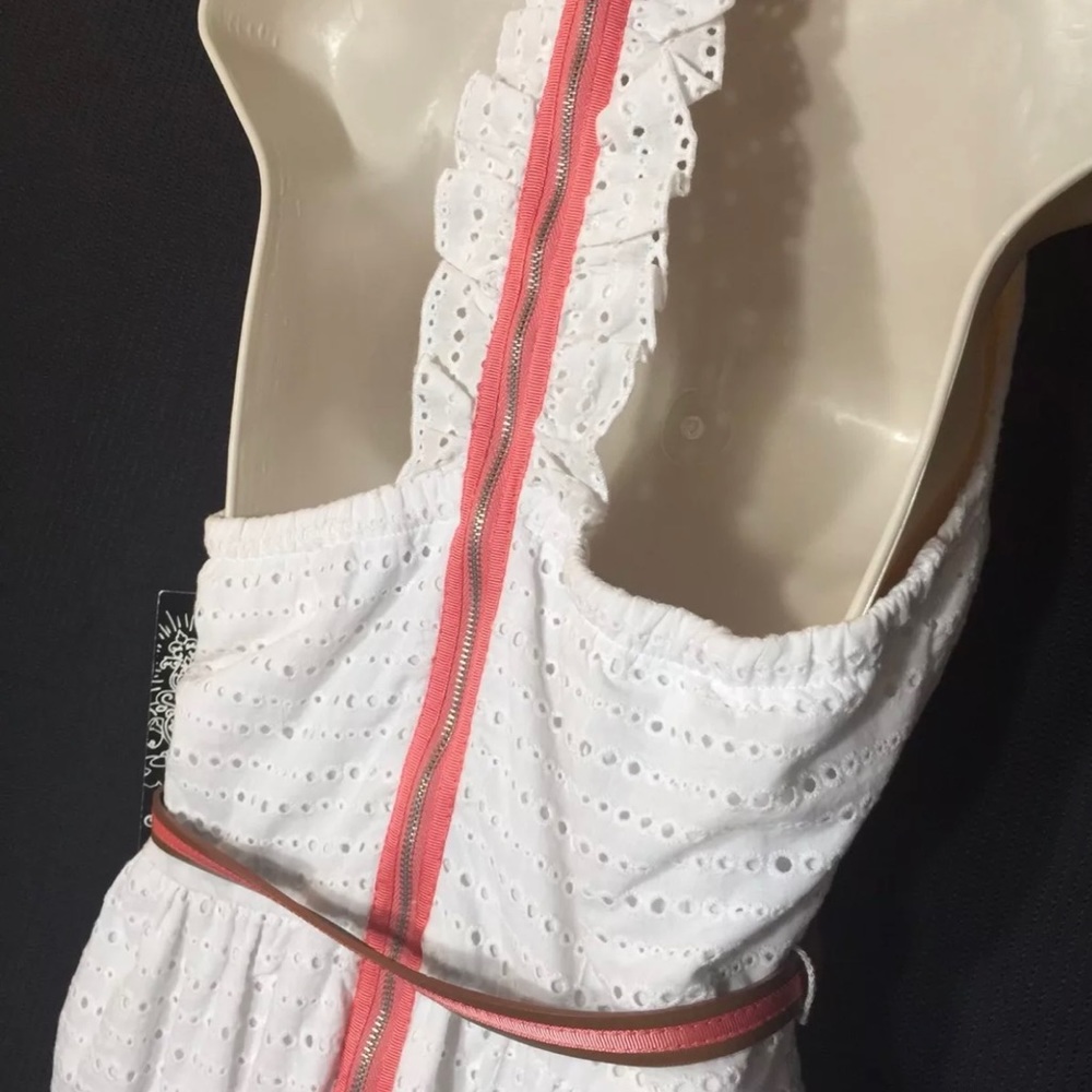 Sequin Hearts Halter Dress Sz 5 Eyelet
